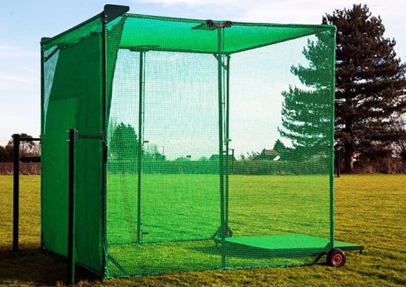 Folding Golf Practice Cage & Net 3m x 3m x 3m Huck