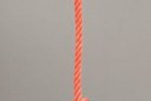 Polypropylene climbing rope