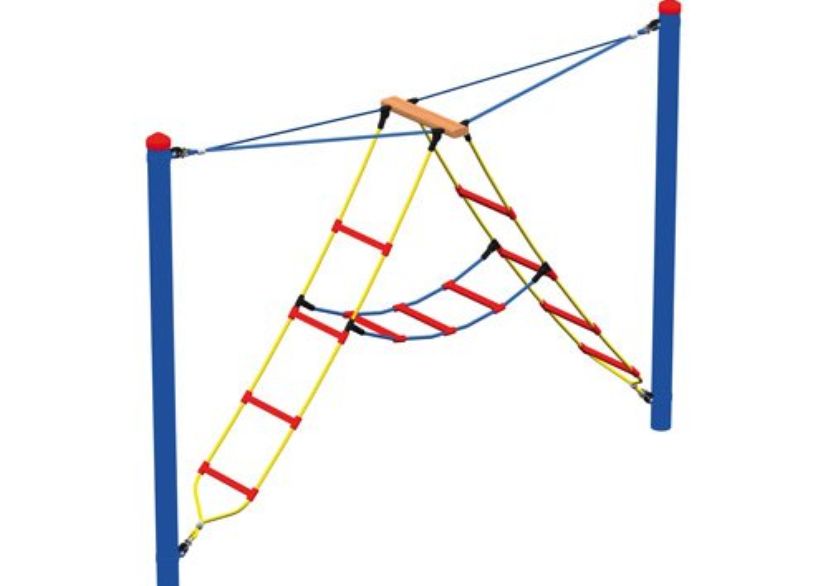 Climbing play – 3-part ladder 6