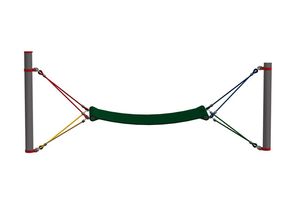 Rubber hammock, for steel posts