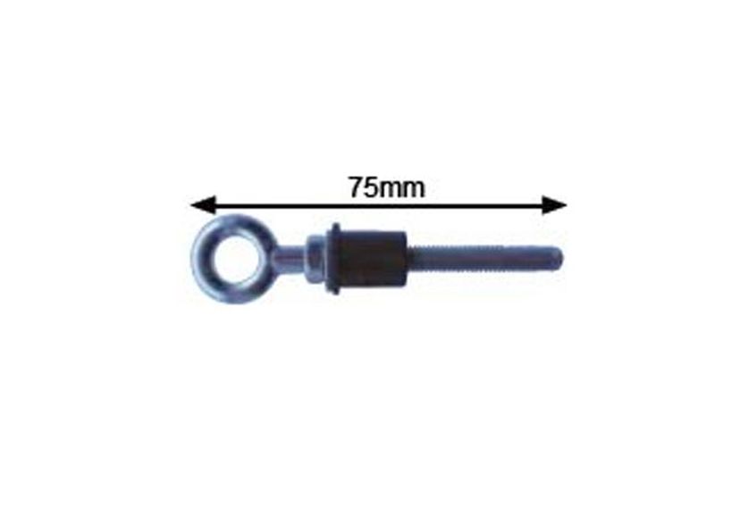 75mm x 45mm Cladding  Eyebolts (Forged Eye) Plated