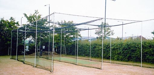 single bay cricket cage