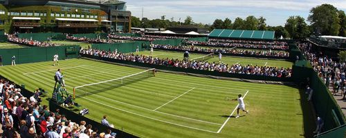 Tennis Nets, Screens & Posts for Wimbledon Wimbledon tennis court