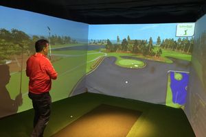 golf baffle net for projectors
