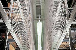 45mm Mesh Standard Weight Pallet Rack Netting