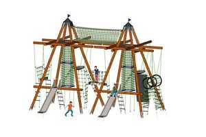 Black Forest combination bird nest tower