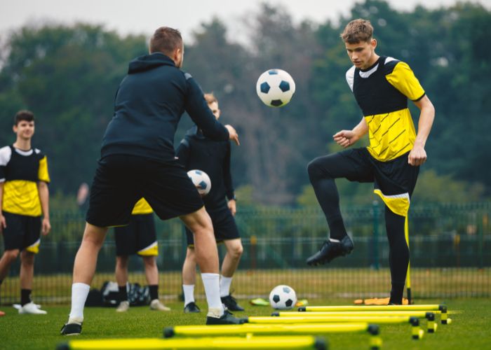 Train Like a Pro with Huck Nets' Best Football Training Equipment